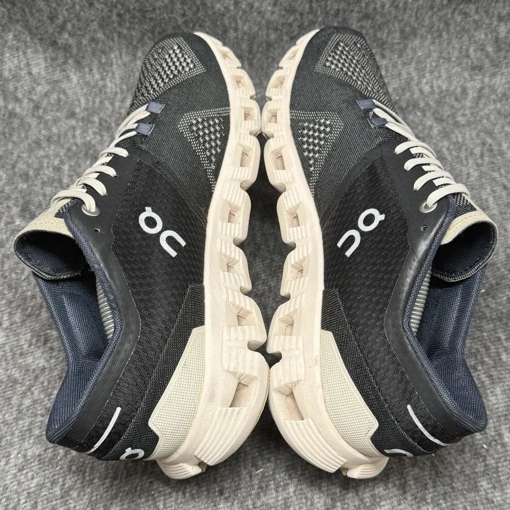 On Cloud X Running Shoes Black Pearl Helion Women's Size 8 U.S Lace Up